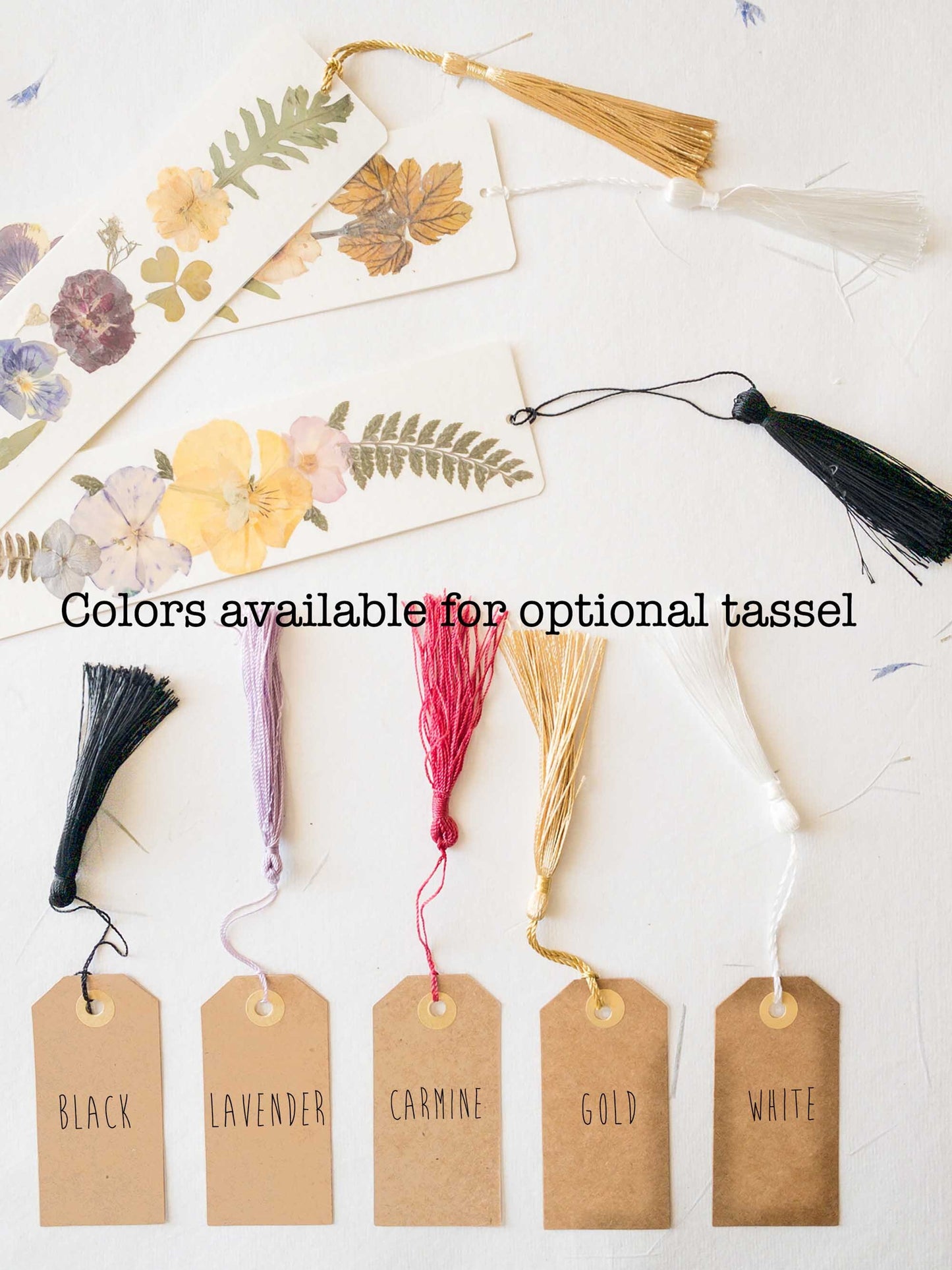 pressed flower bookmark, mixed flowers, handmade bookmark, gift, dried flower, fleur séchée , marque page