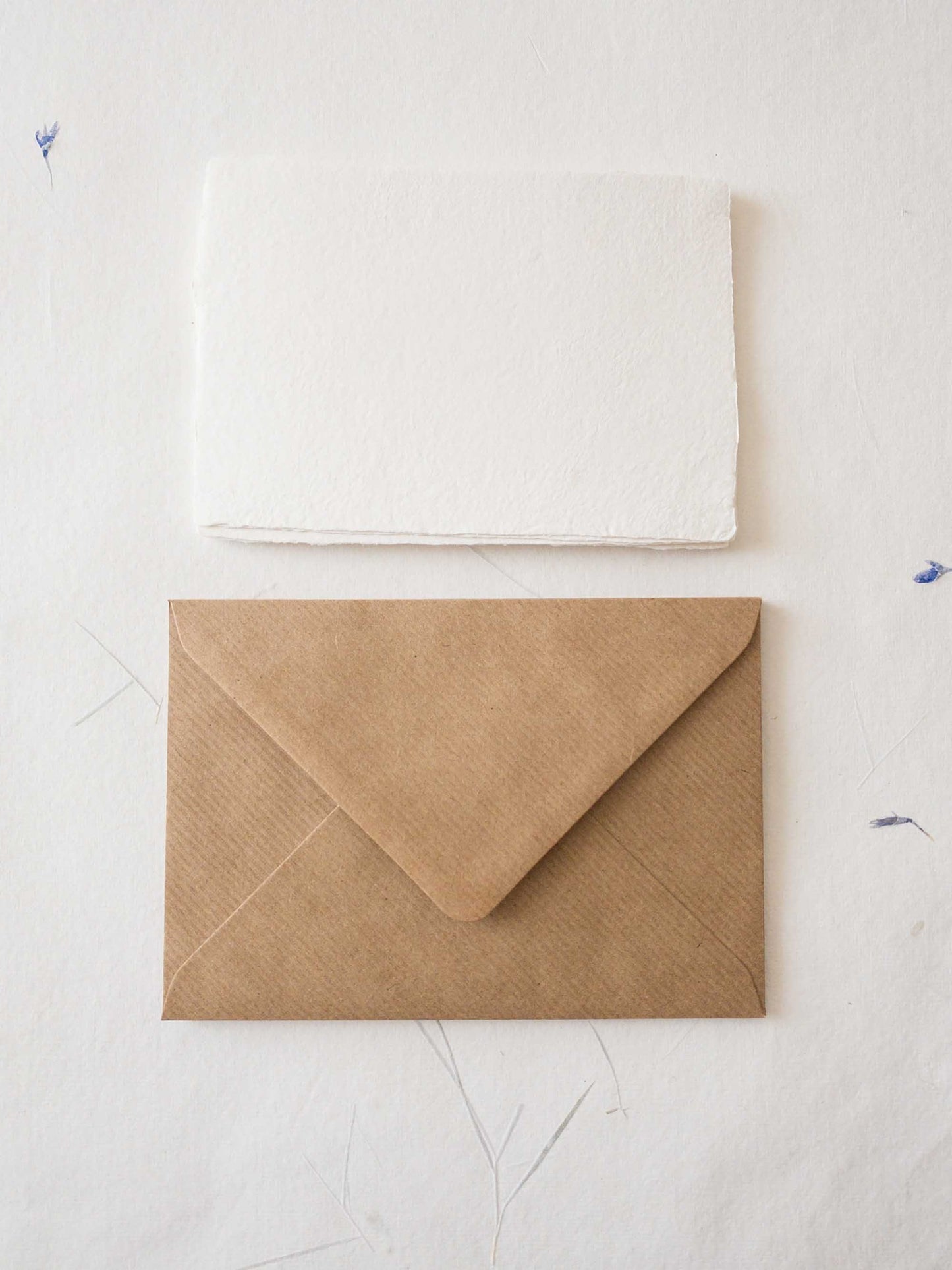 Handmade Deckle Edge Paper with Craft Envelop