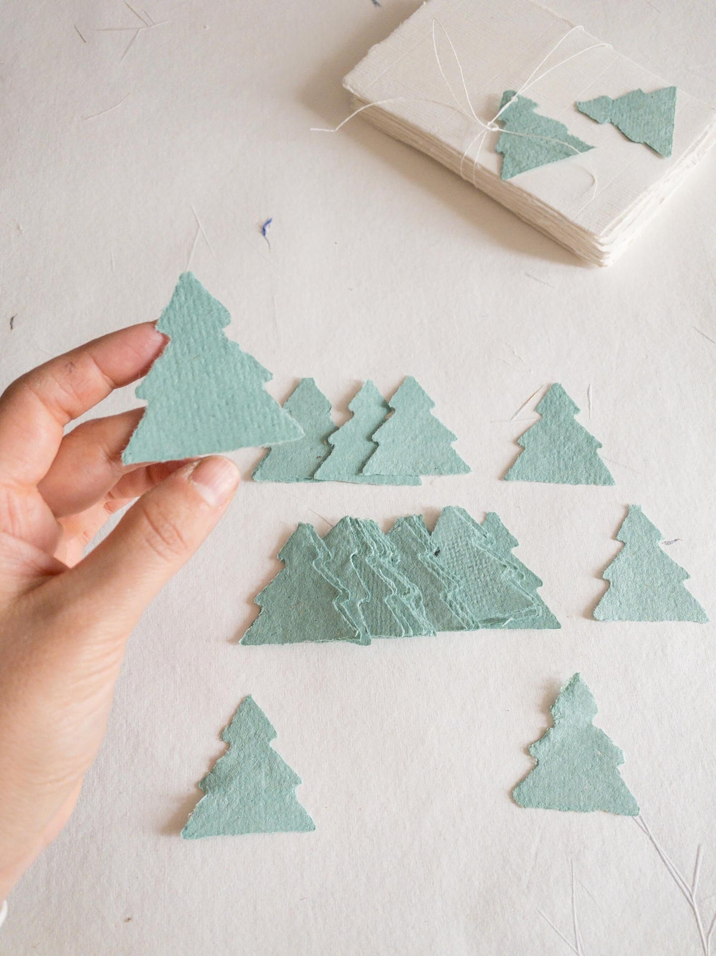 SET OF 10 Christmas Tree gift tags, white tags, Christmas place cards , paper tags, Gift tags, Handmade paper gift tag, , Favor tags,
