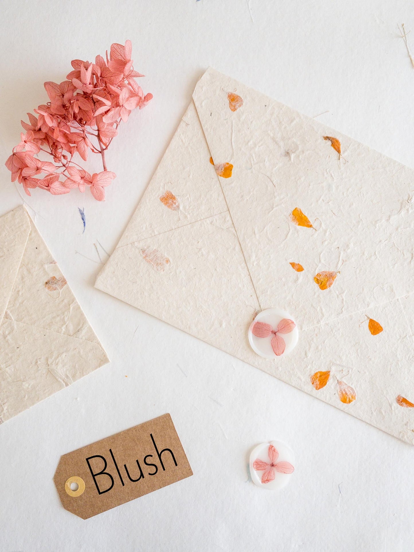 Hydrangea Pressed flower Seals Stickers, Self Adhesive Wax Seals, flower Wax Seals, Invitation Wax Seals, Wedding Wax Seal Stickers