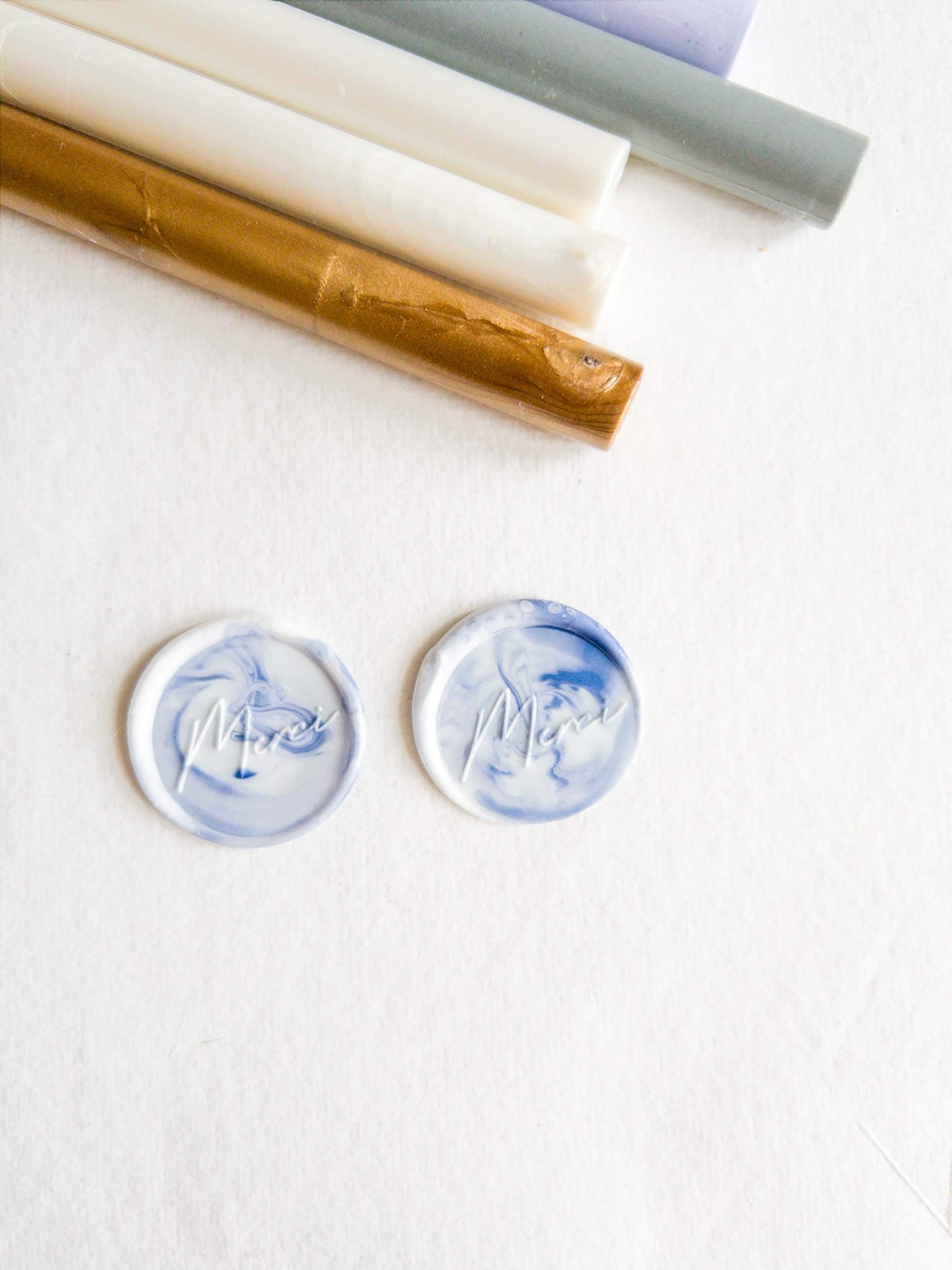 "Save The Date" Self Adhesive wax seal
