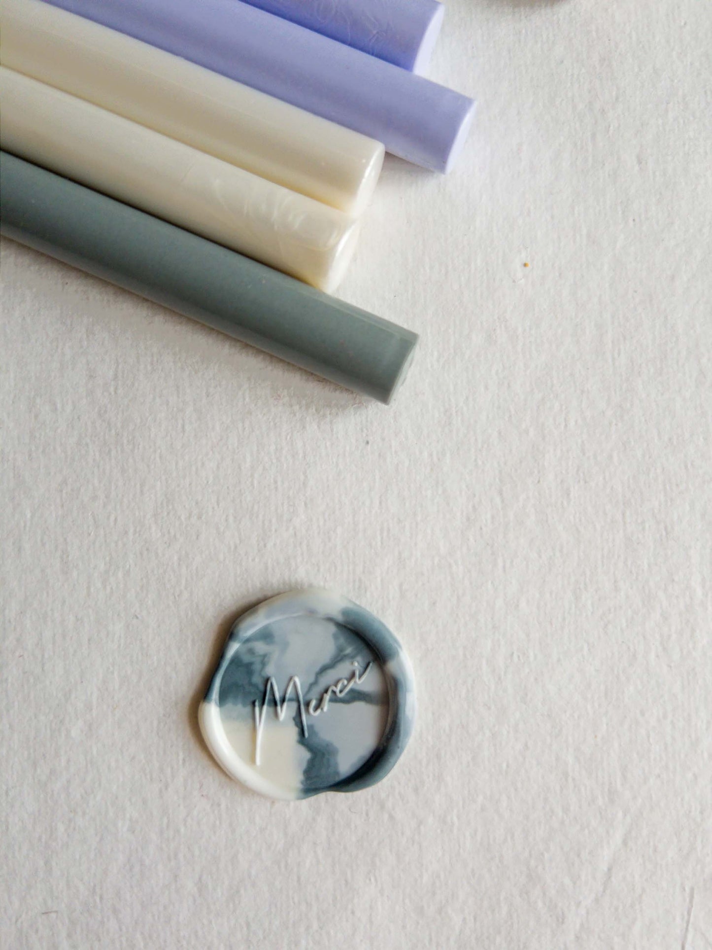 "Save The Date" Self Adhesive wax seal