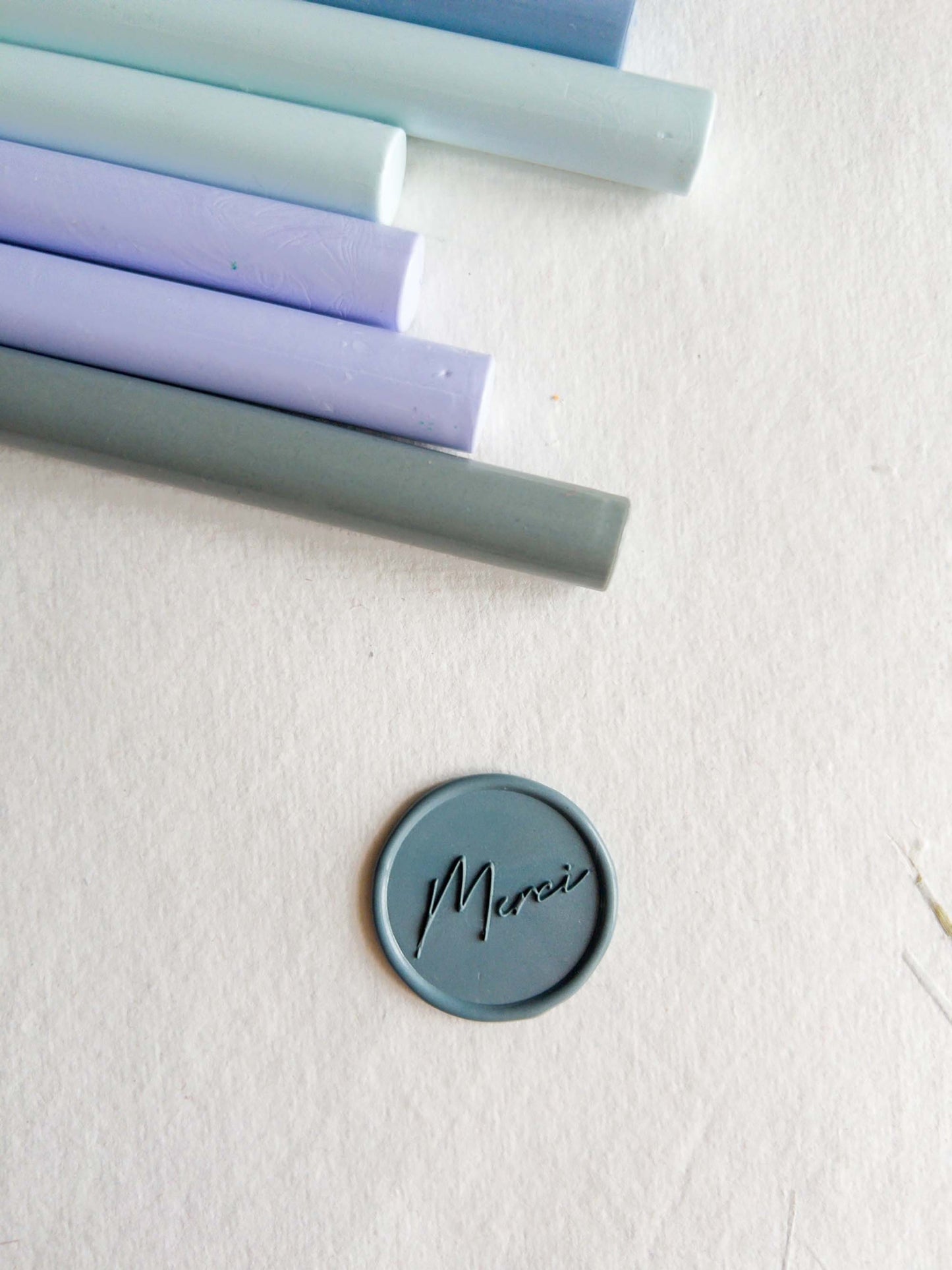 "MERCI" Self Adhesive wax seal