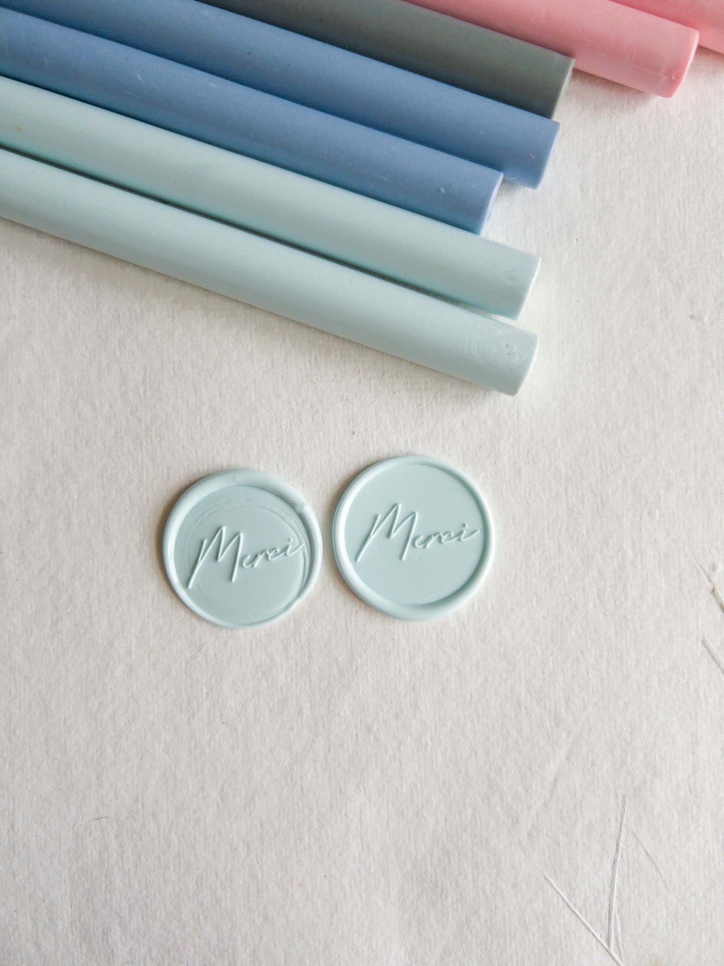 "MERCI" Self Adhesive wax seal