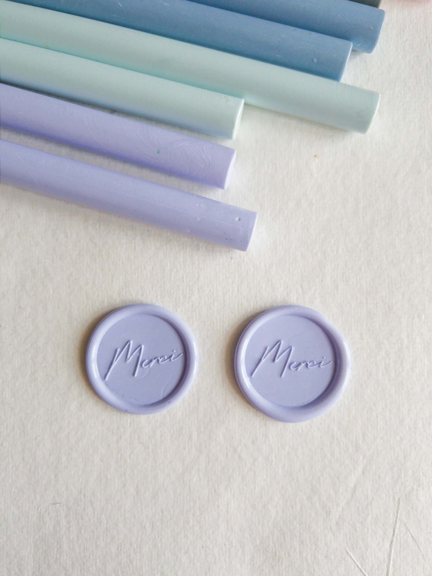 "MERCI" Self Adhesive wax seal