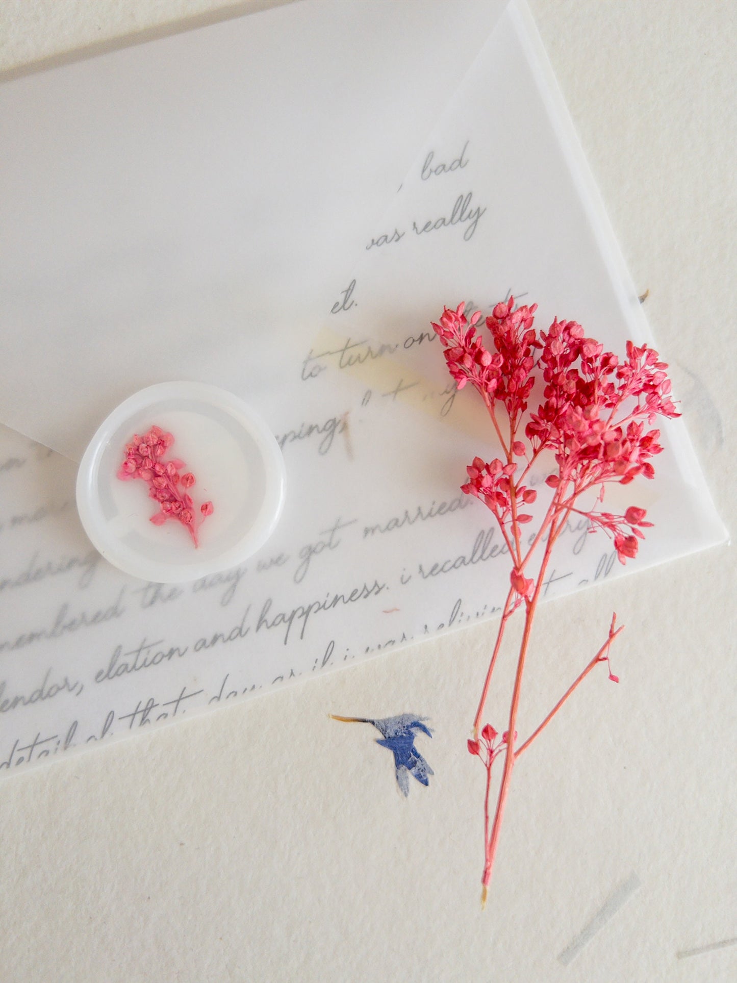 Vellum seal Pressed flower Seals Stickers, Self Adhesive Wax Seals, flower Wax Seals, Invitation Wax Seals, Wedding Wax Seal Stickers