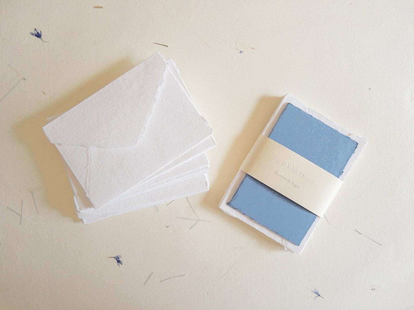 4Bar Dusty Blue paper and envelope set