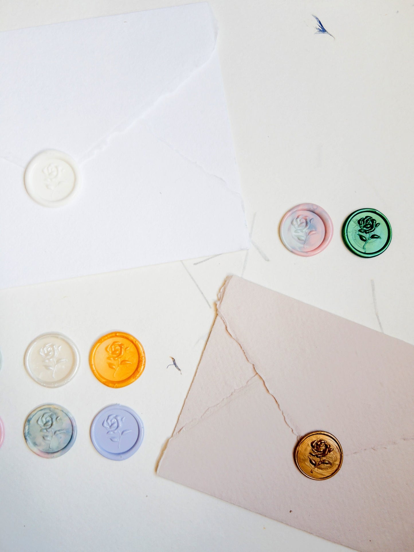 Rose" wax seal, Self Adhesive wax seal , wedding Invitations invites, custom wax seal, 3d wax seal rose wax seal, flower wax seal
