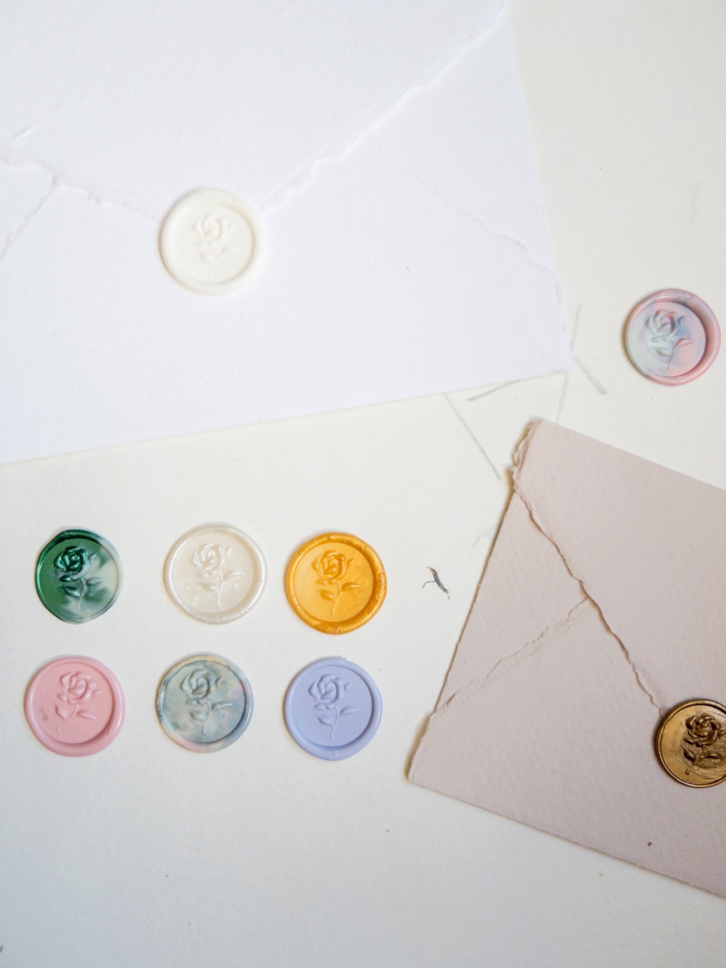 Rose" wax seal, Self Adhesive wax seal , wedding Invitations invites, custom wax seal, 3d wax seal rose wax seal, flower wax seal