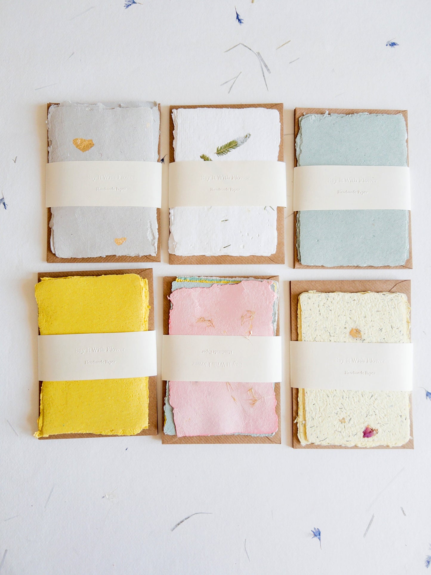 Set of 10 A6, multiple color Handmade Deckle Edge Paper and envelope, 4 BAR Paper, Handmade Cotton Rag Envelopes, papier coton