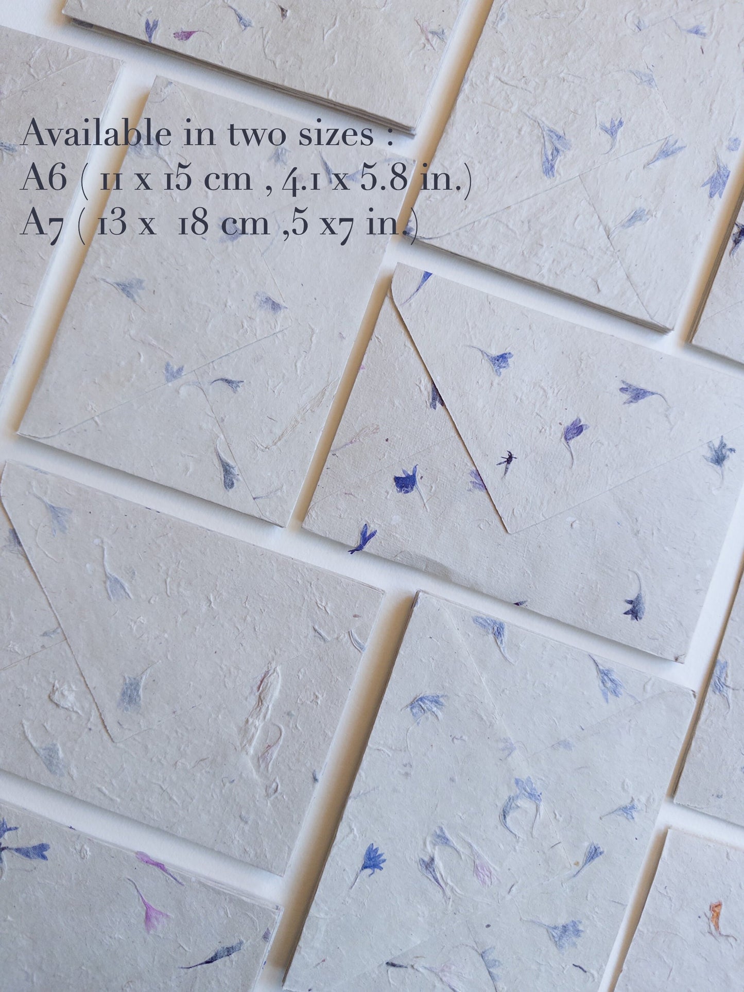 Corn Flower paper and Envelope