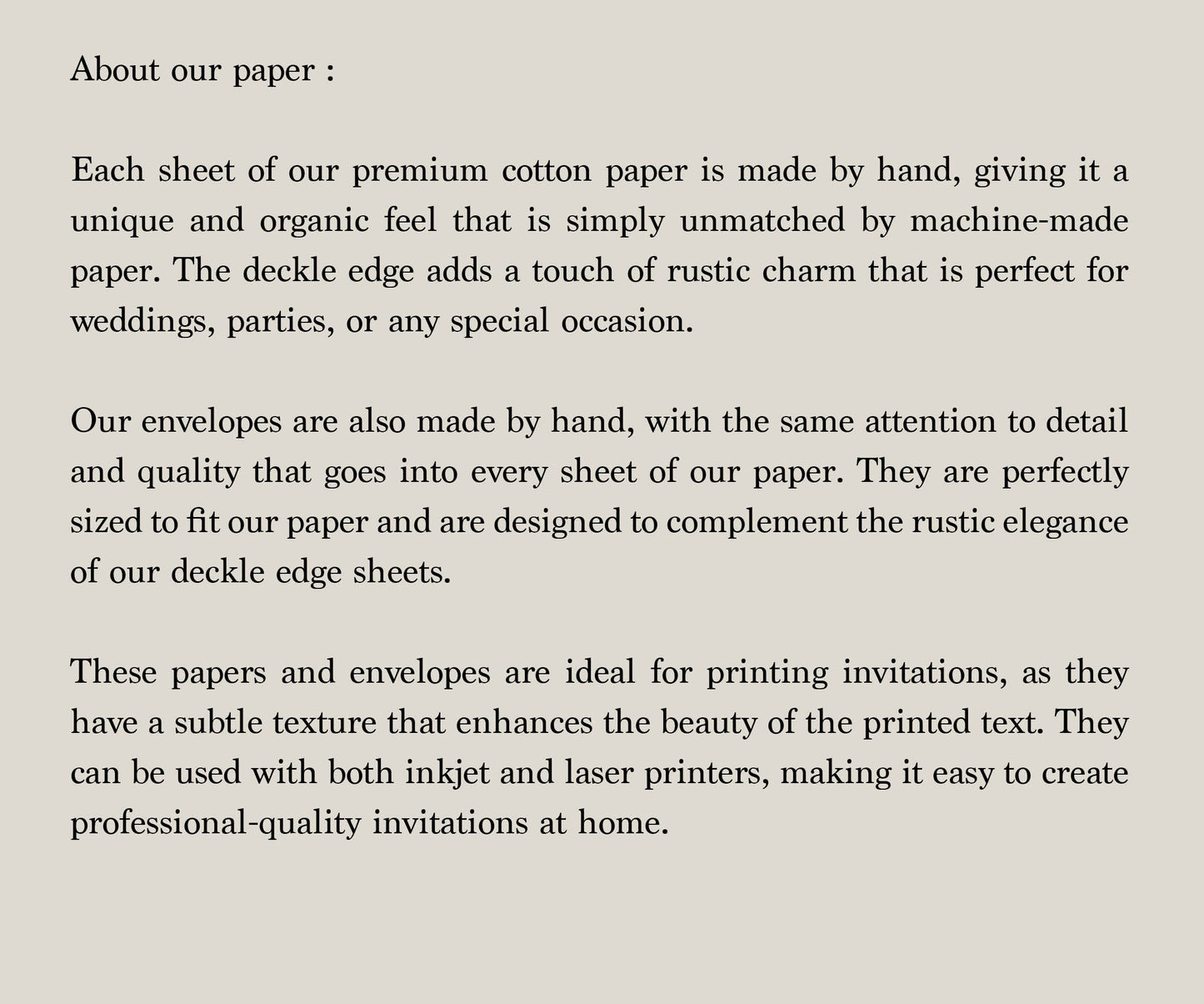 4Bar Dusty Blue paper and envelope set