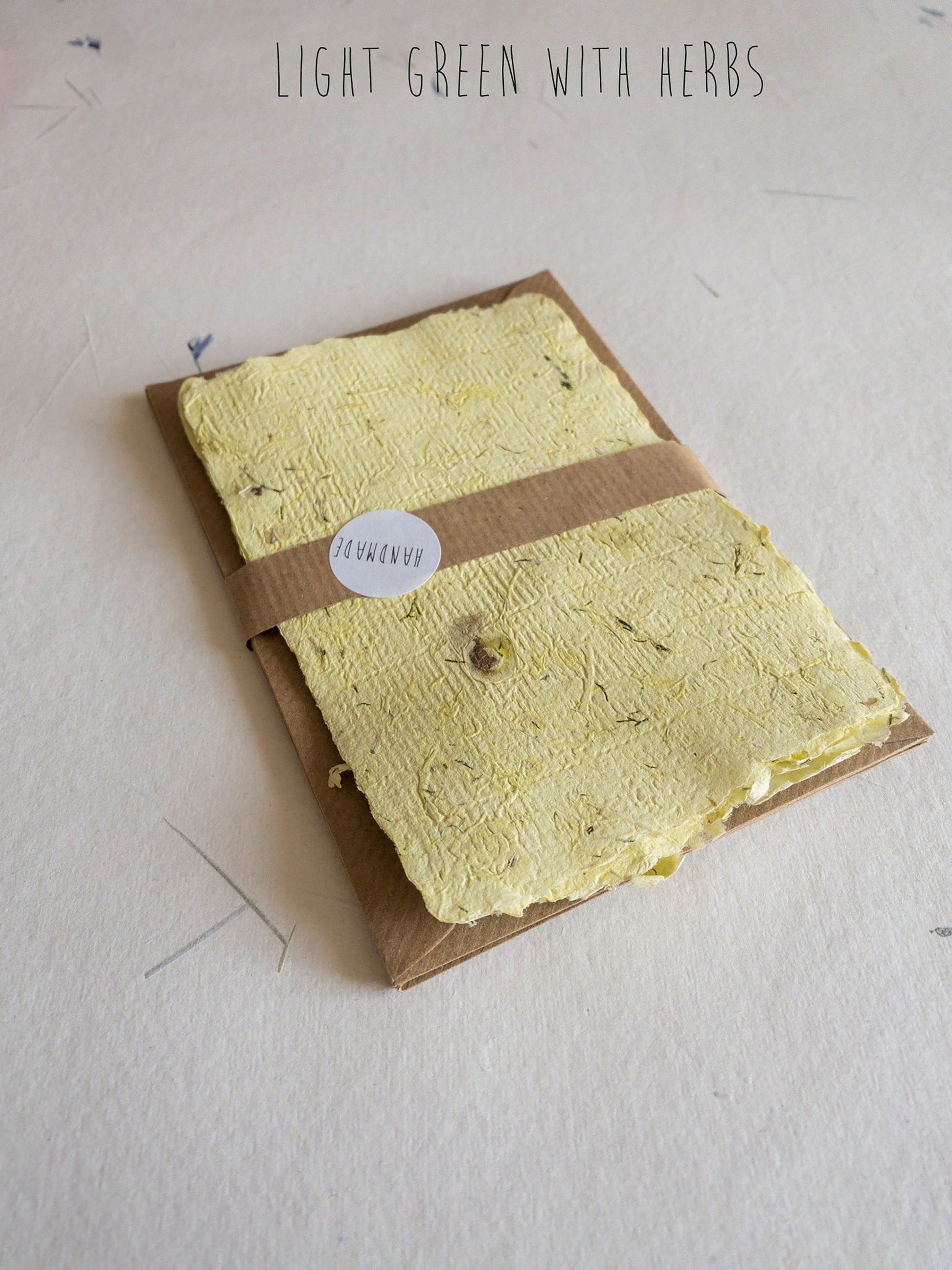 Handmade Deckle Edge Paper with Envelop, real pressed flower( A6) Deckle Edge Paper, Invitation Paper, Calligraphy Paper, Handmade Paper