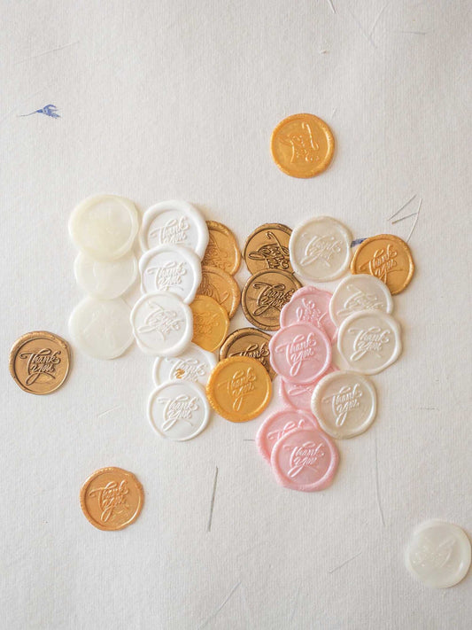 Thank you Seals Stickers, Self Adhesive Wax Seals, gift Wax Seals, Invitation Wax Seals, Wedding Wax Seal Stickers