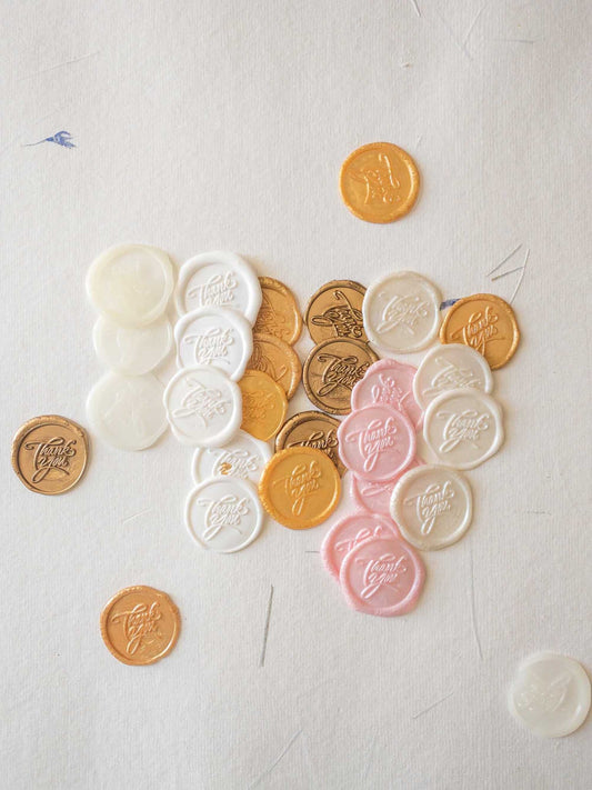 Thank you Seals Stickers, Self Adhesive Wax Seals, gift Wax Seals, Invitation Wax Seals, Wedding Wax Seal Stickers