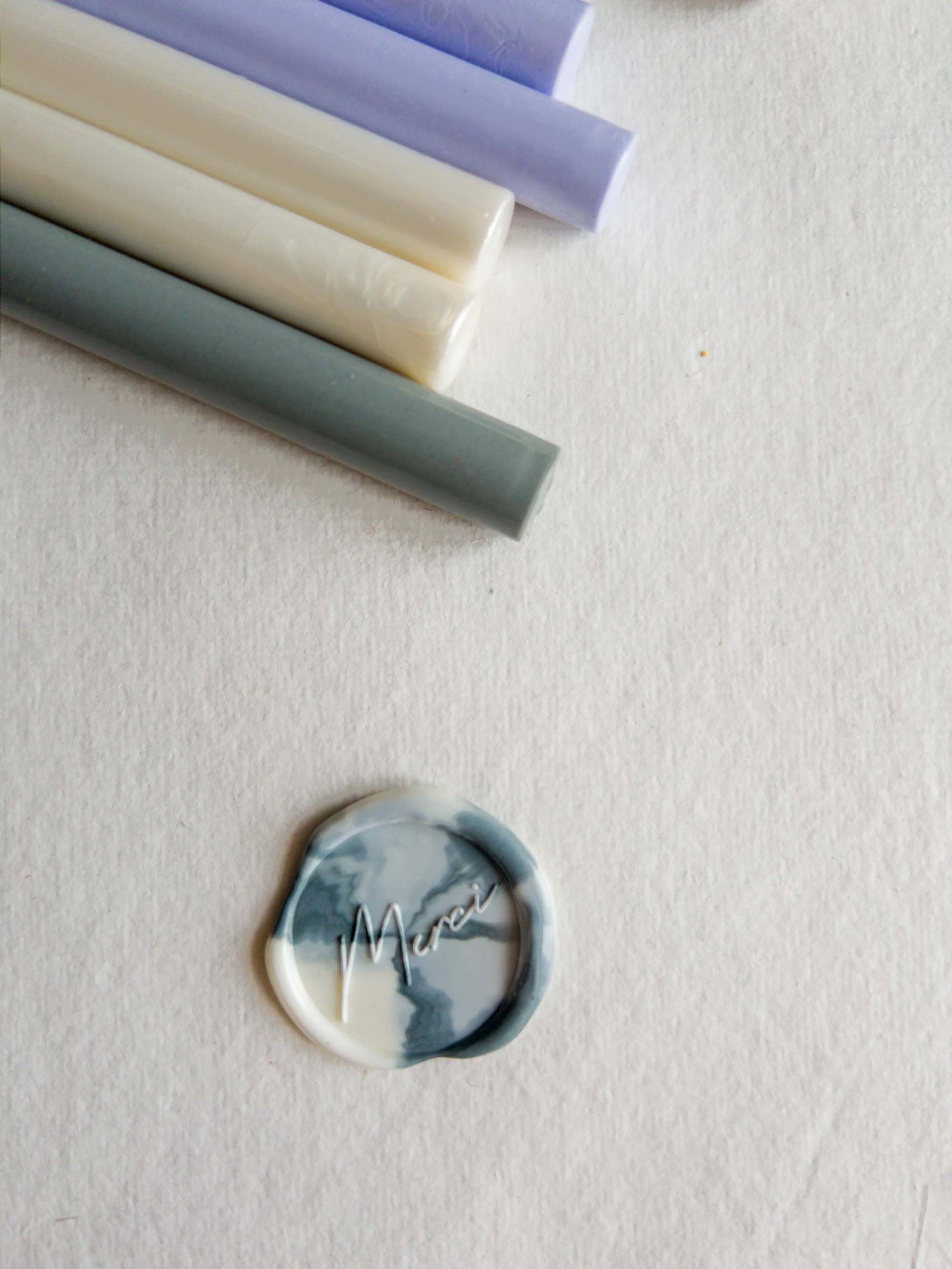 "Save The Date" Self Adhesive wax seal