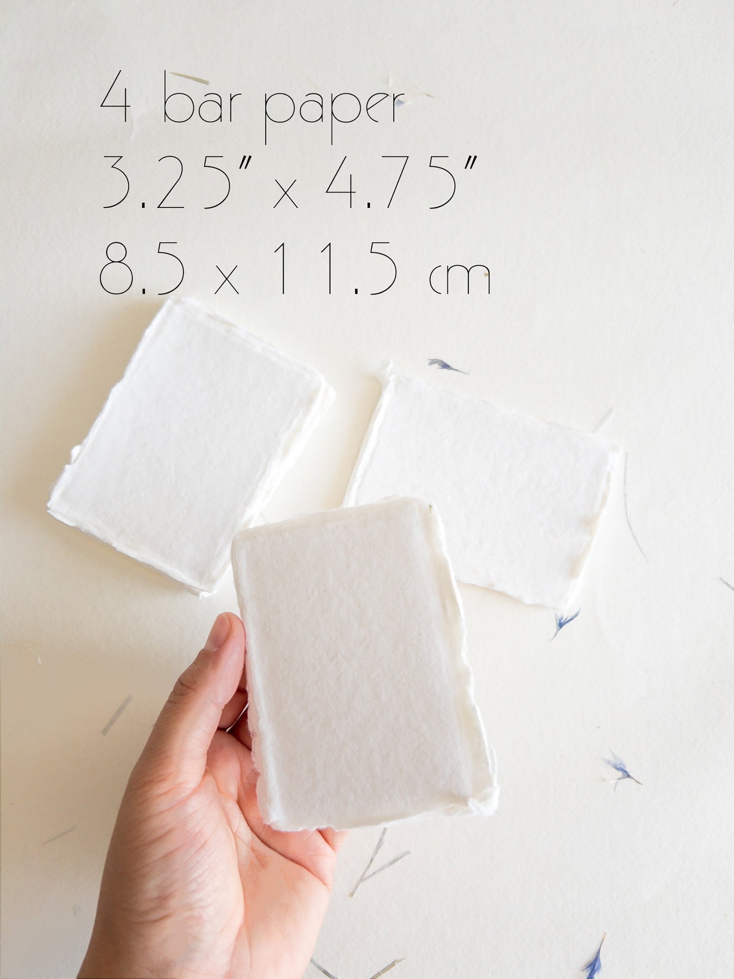 Pack of 100 Assorted sizes WHITE DECKLE EDGE Paper, multiple sizes Handmade paper and envelope, Handmade Cotton Rag Envelopes, papier coton