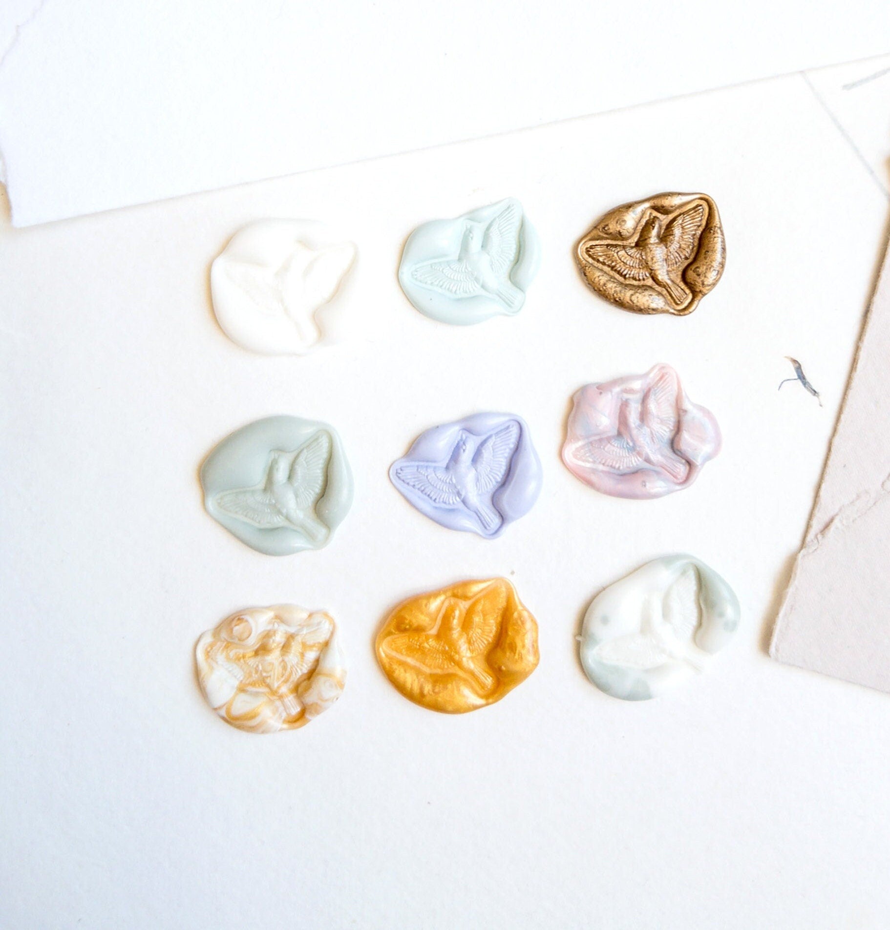 Bird" wax seal, Self Adhesive wax seal , wedding Invitations invites, custom wax seal, 3d wax seal bird wax seal