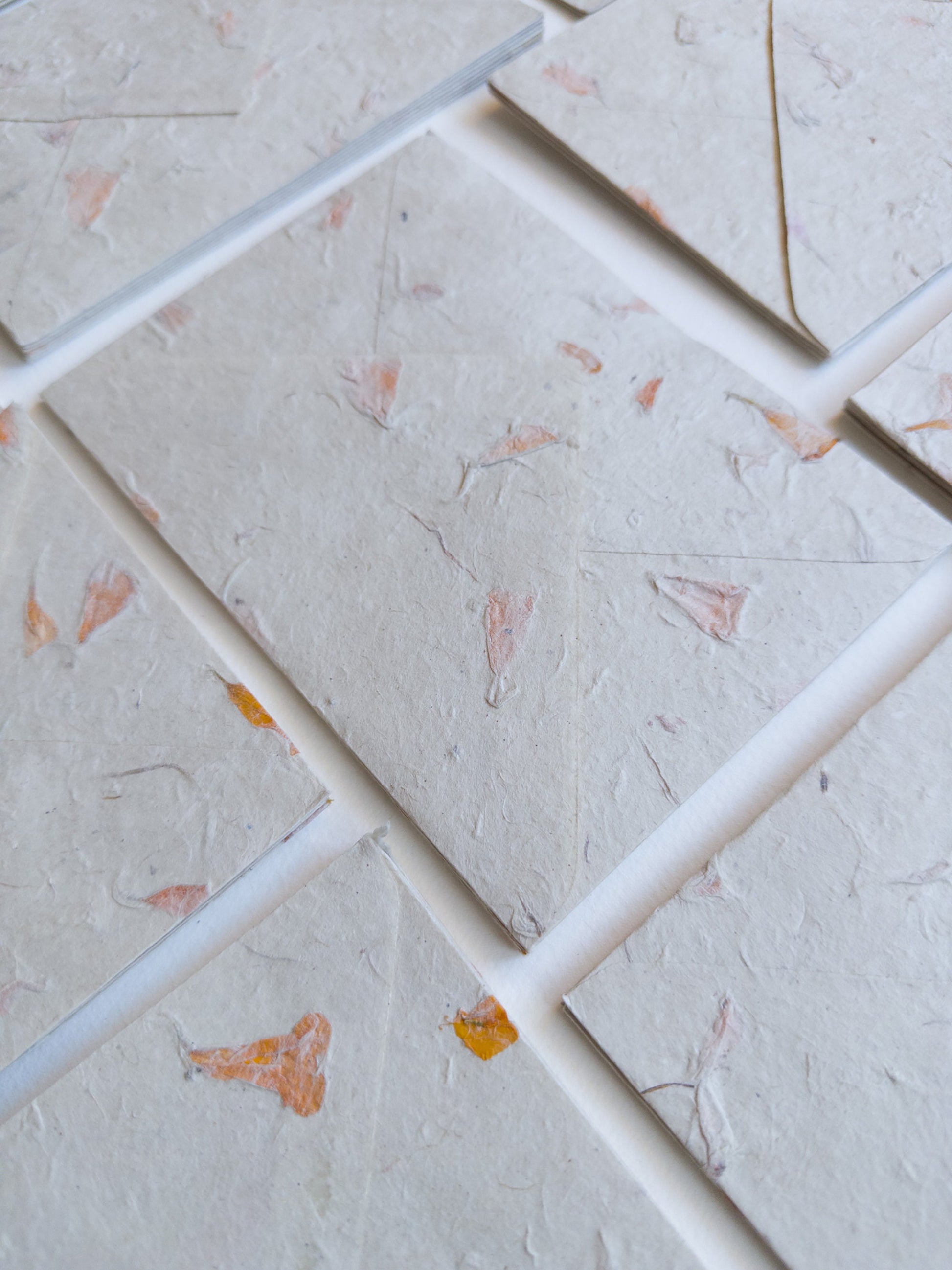 Marigold Lokta Envelope & Paper