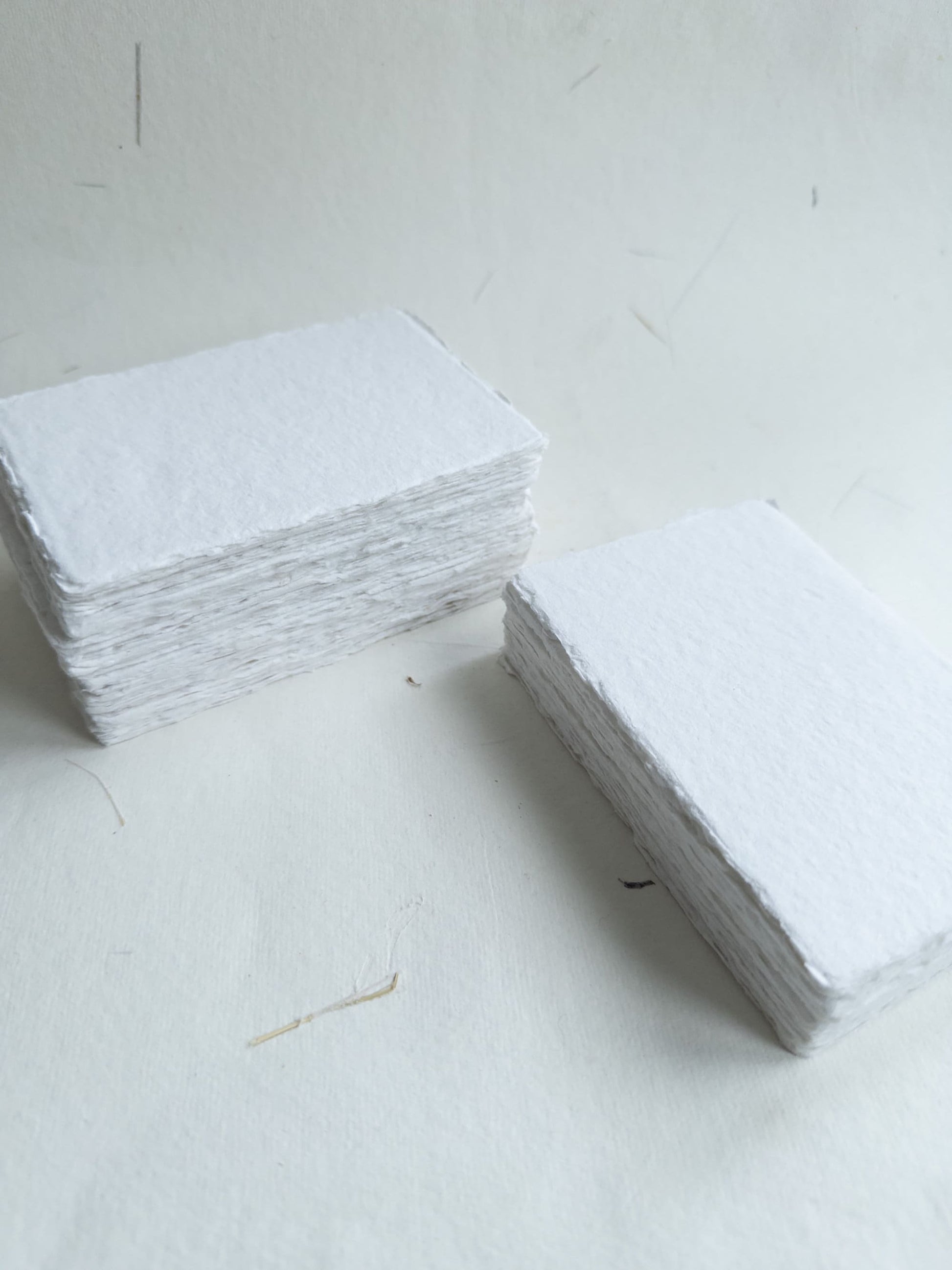 Soft White, blush, dusty blue, luscious, beige Handmade Deckle Edge Paper 4Bar, 4 BAR Deckle Edge Paper, invite Paper, Handmade Paper,