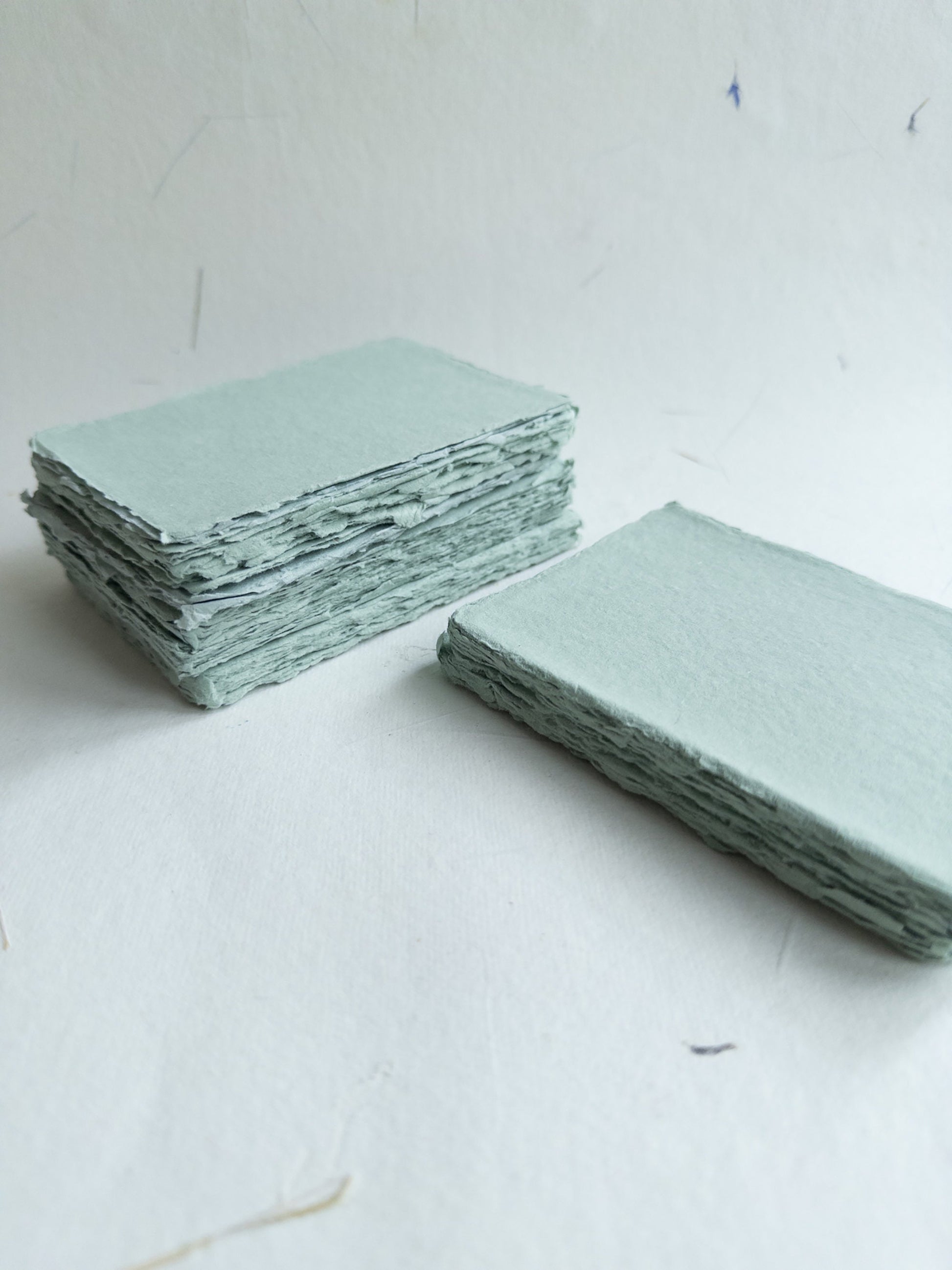 Handmade Deckle Edge Place Cards