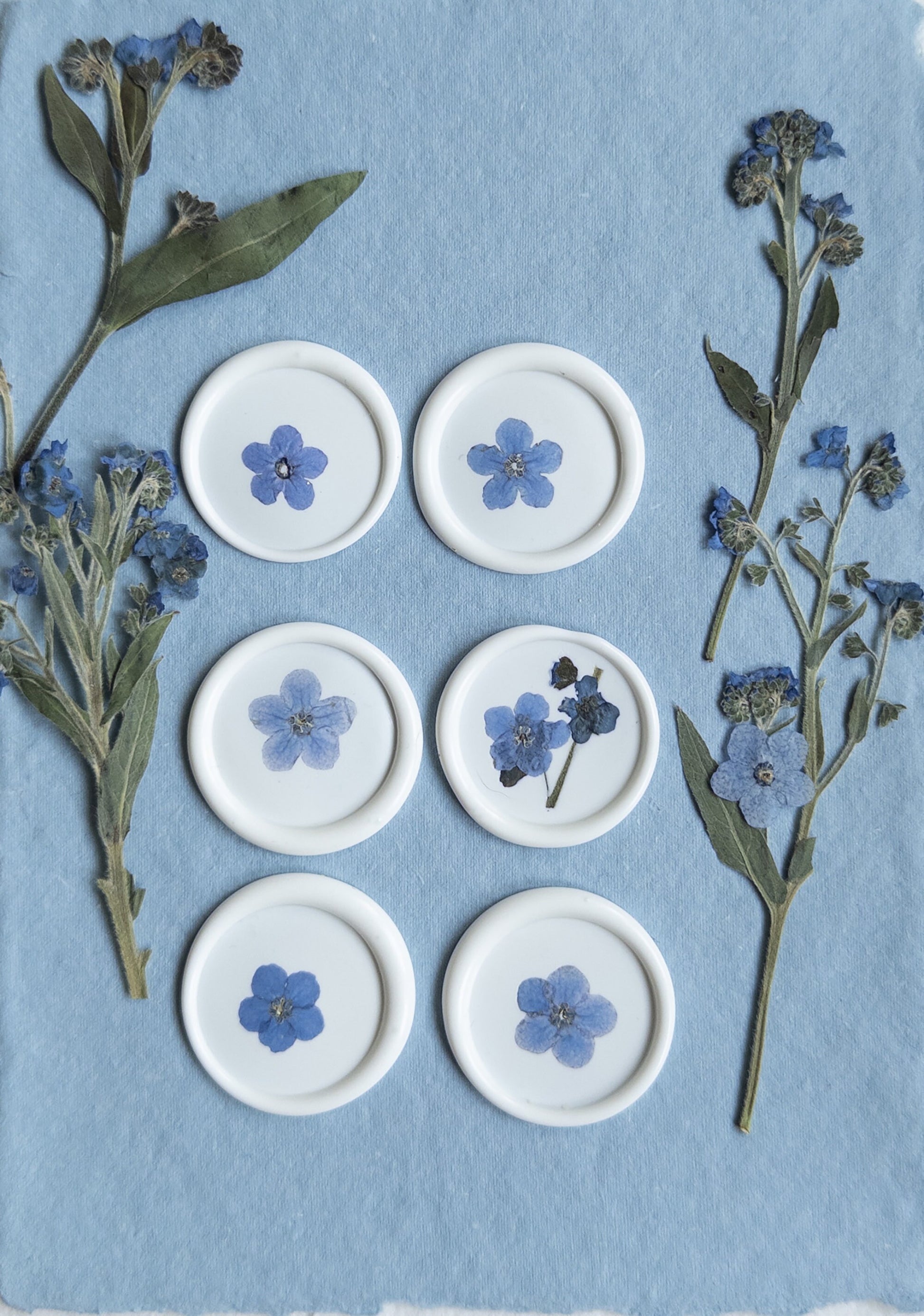 Pressed flower Seals Stickers, Self Adhesive Wax Seals, flower Wax Seals, Dried Flower Wax Seal, Self Adhesive Wax Seal, DIY Wedding Invites