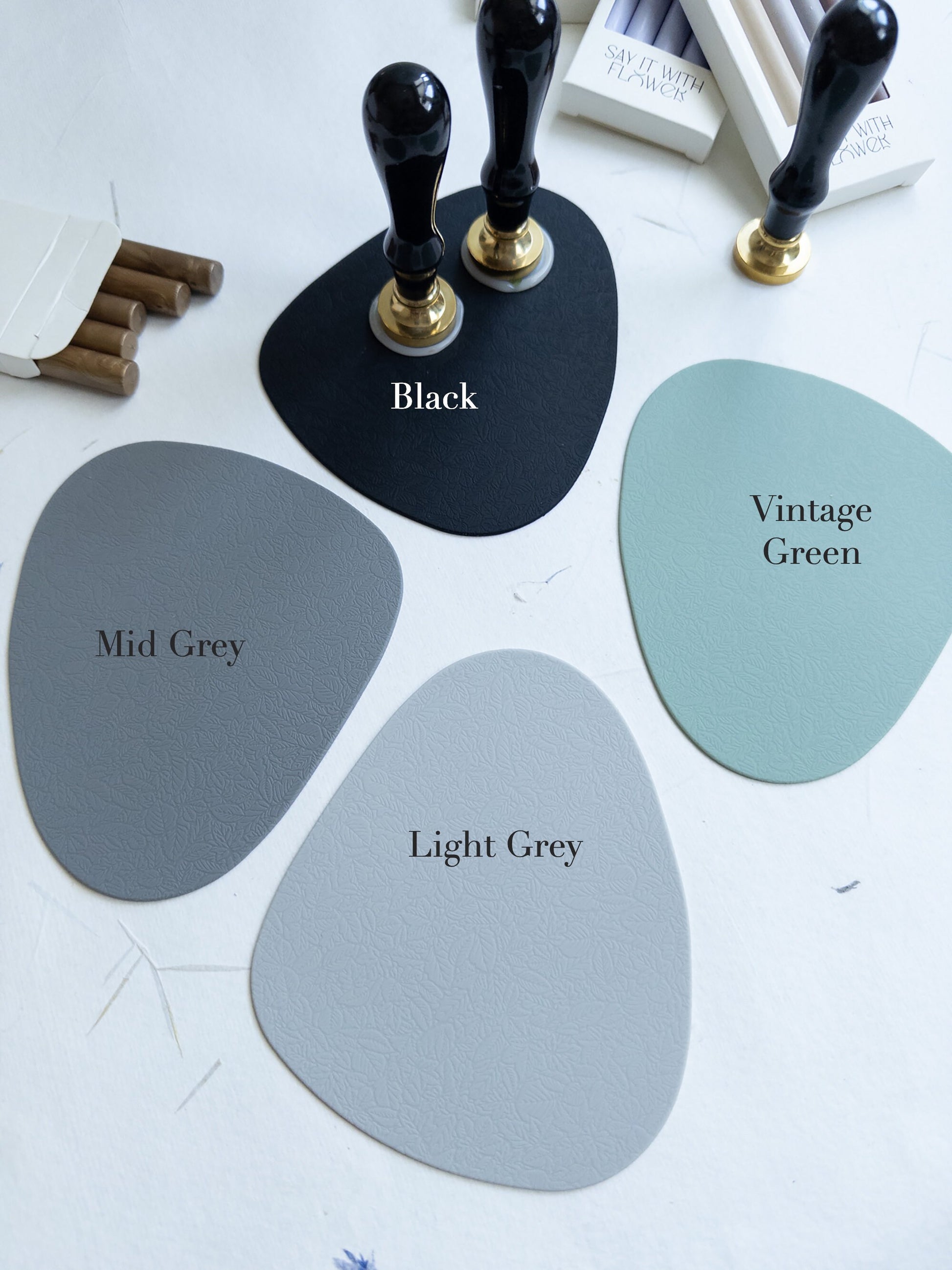 Wax seal silicone mat, non-stick surface, sealing wax stamp,Silicon Scellant Cire, Wax Seal Stamps Mold, DYI wax stamp
