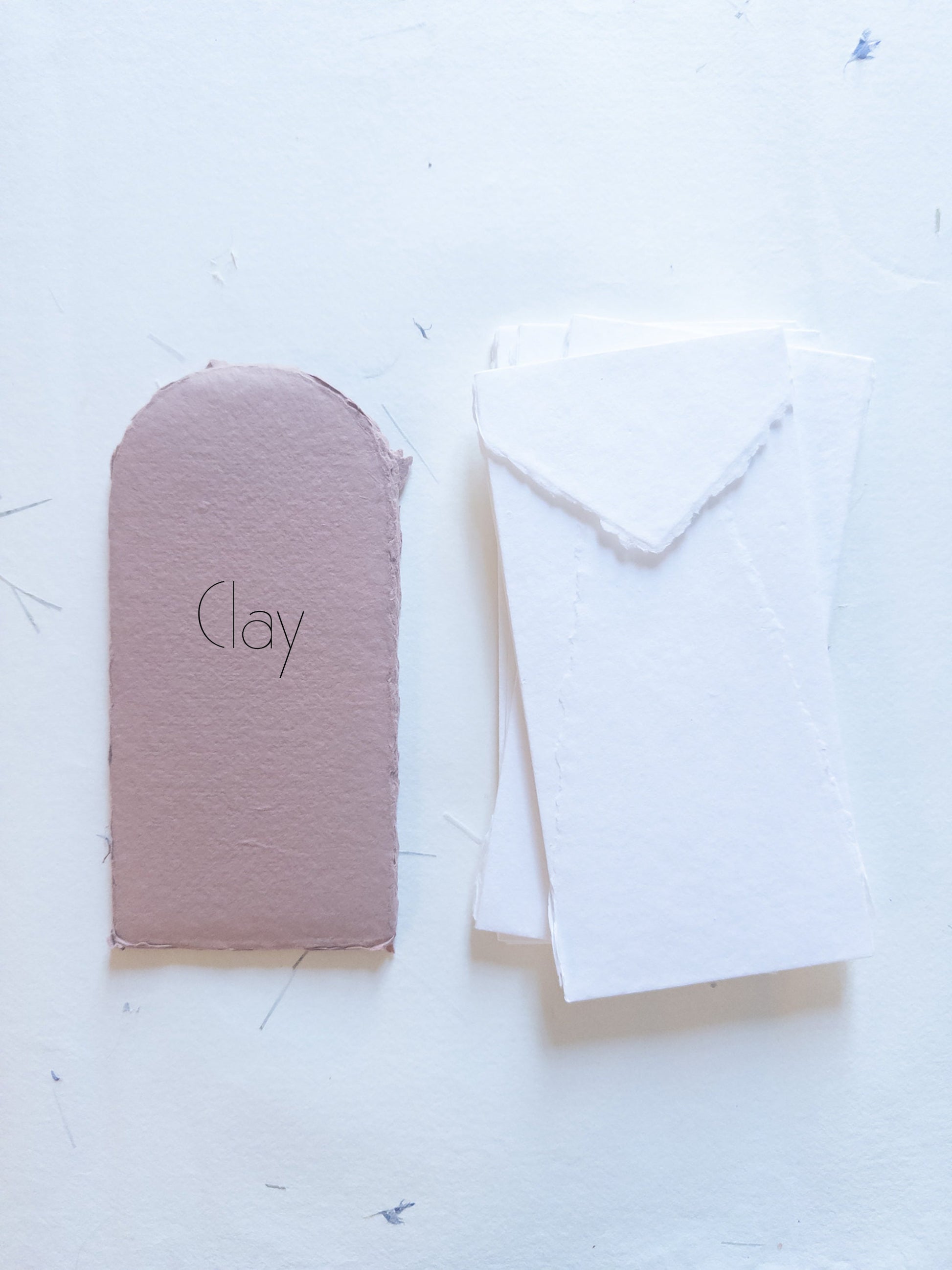 Arched paper Soft White, blush, Invitations de mariage Arch, beige Handmade Deckle Edge Paper , invite Paper, Handmade Paper, wedding invita