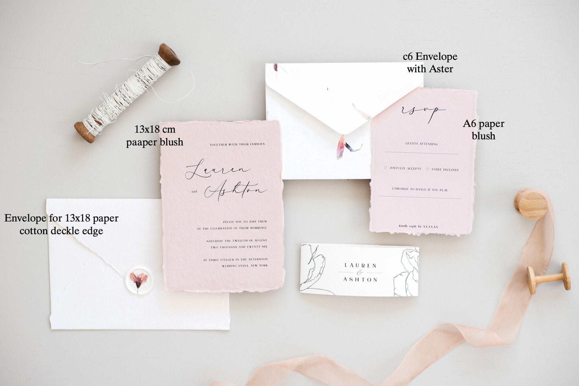 wedding Invitation set paper