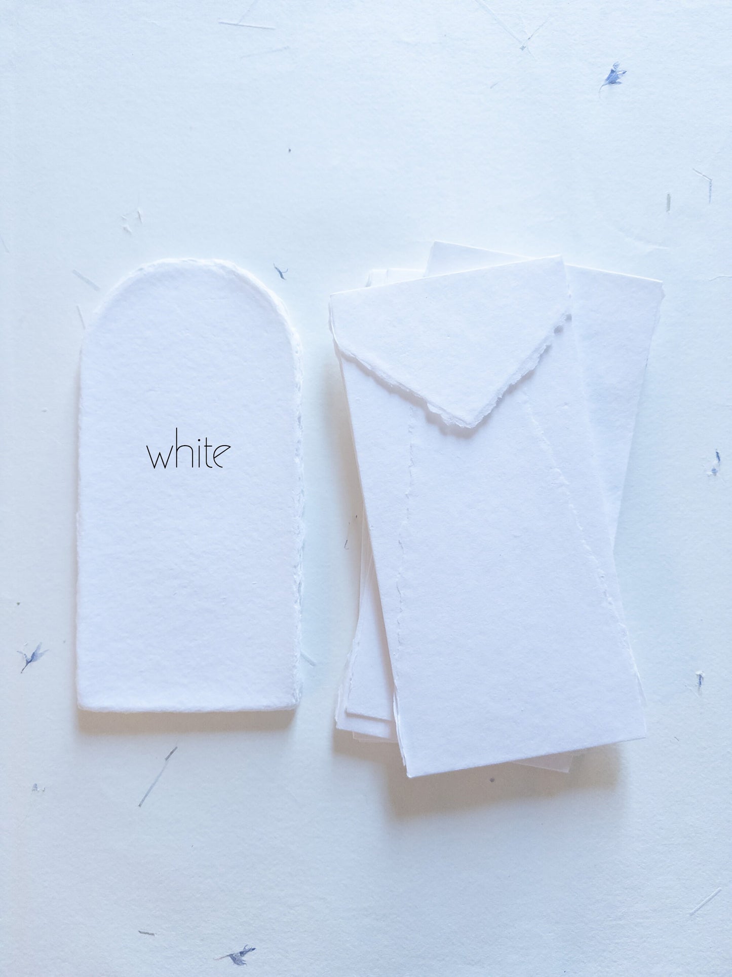 Arched paper Soft White, blush, Invitations de mariage Arch, beige Handmade Deckle Edge Paper , invite Paper, Handmade Paper, wedding invita