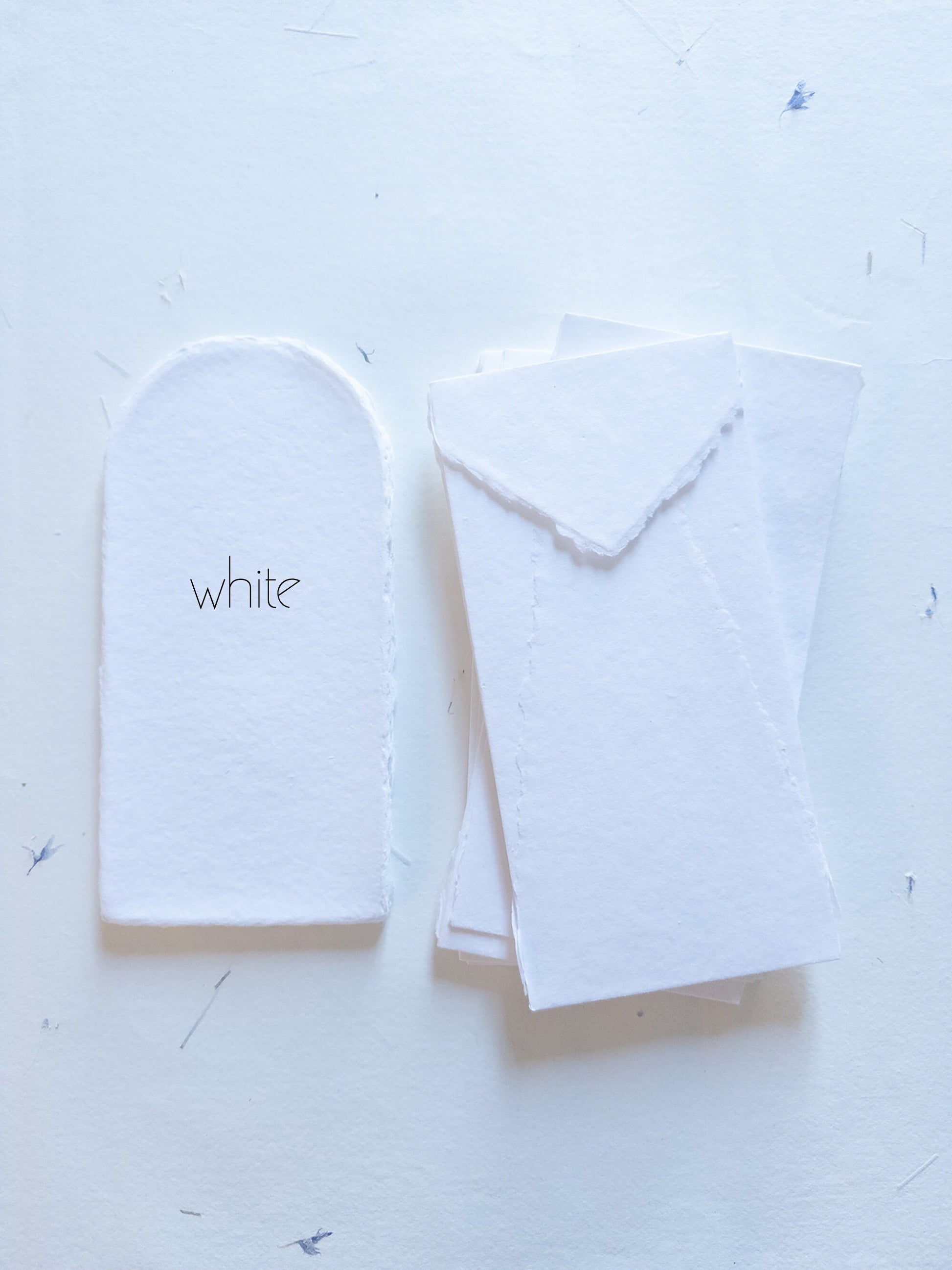 Arched paper Soft White, blush, Invitations de mariage Arch, beige Handmade Deckle Edge Paper , invite Paper, Handmade Paper, wedding invita