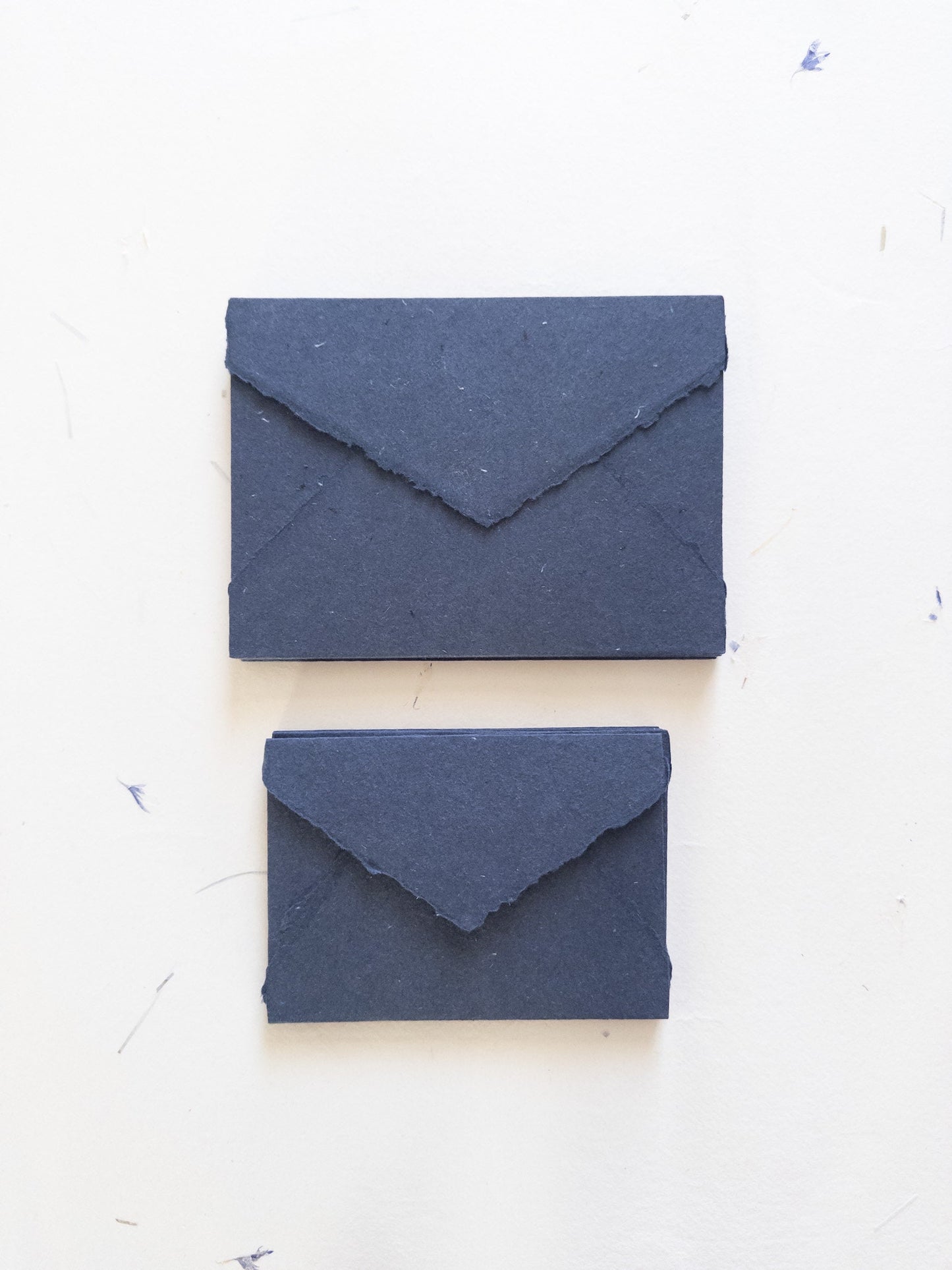 Indigo blue , blush, luscious, beige Handmade Deckle Edge Envelope 4Bar, C6 Deckle Edge Paper, 5x7 Envelope, Handmade Paper,