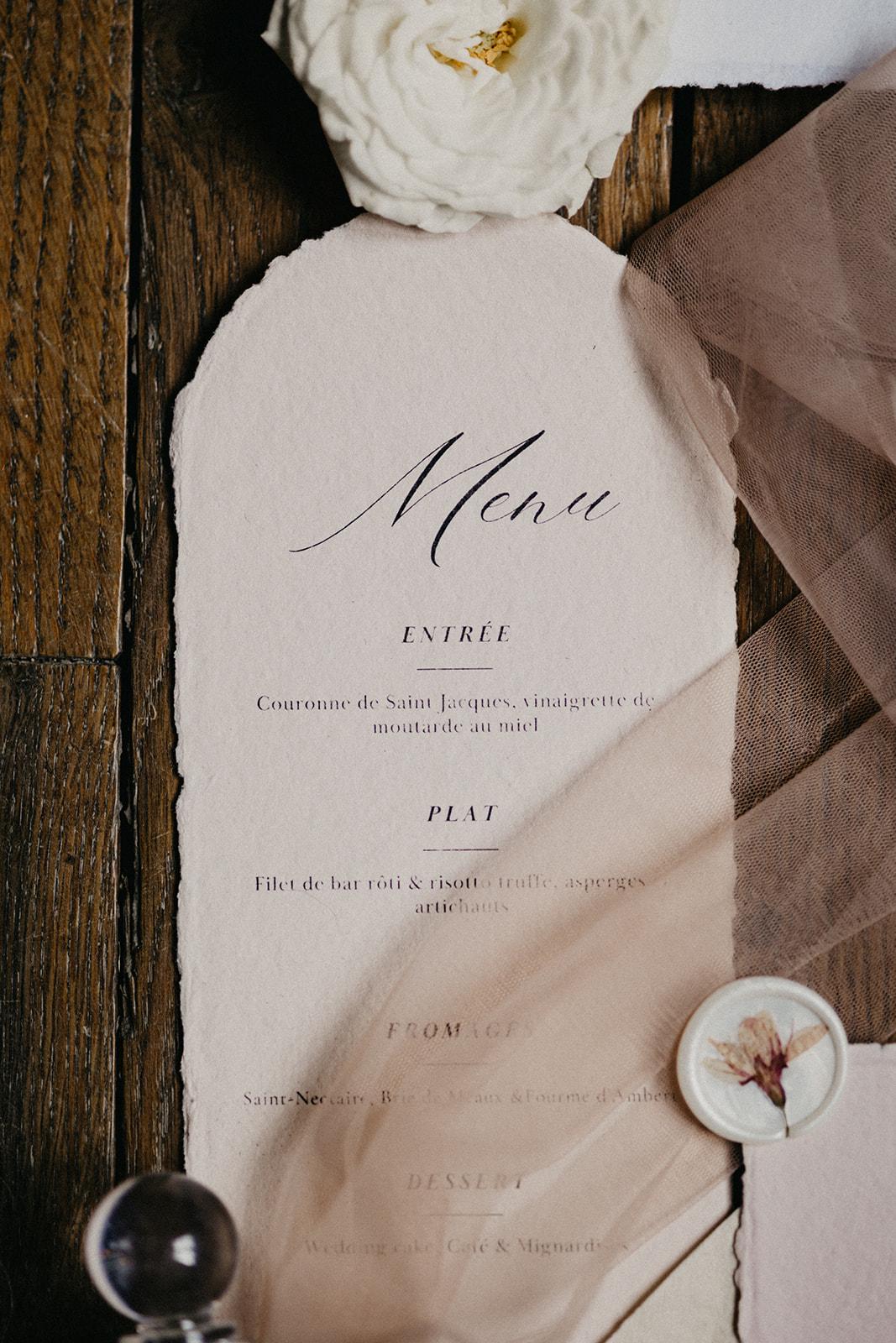 Arched paper Soft White, blush, luscious, beige Handmade Deckle Edge Paper , invite Paper, Handmade Paper, wedding invitation, save the date